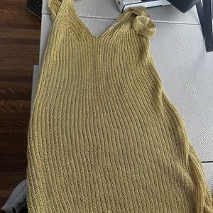 Anthropology beautiful mesh see through dress